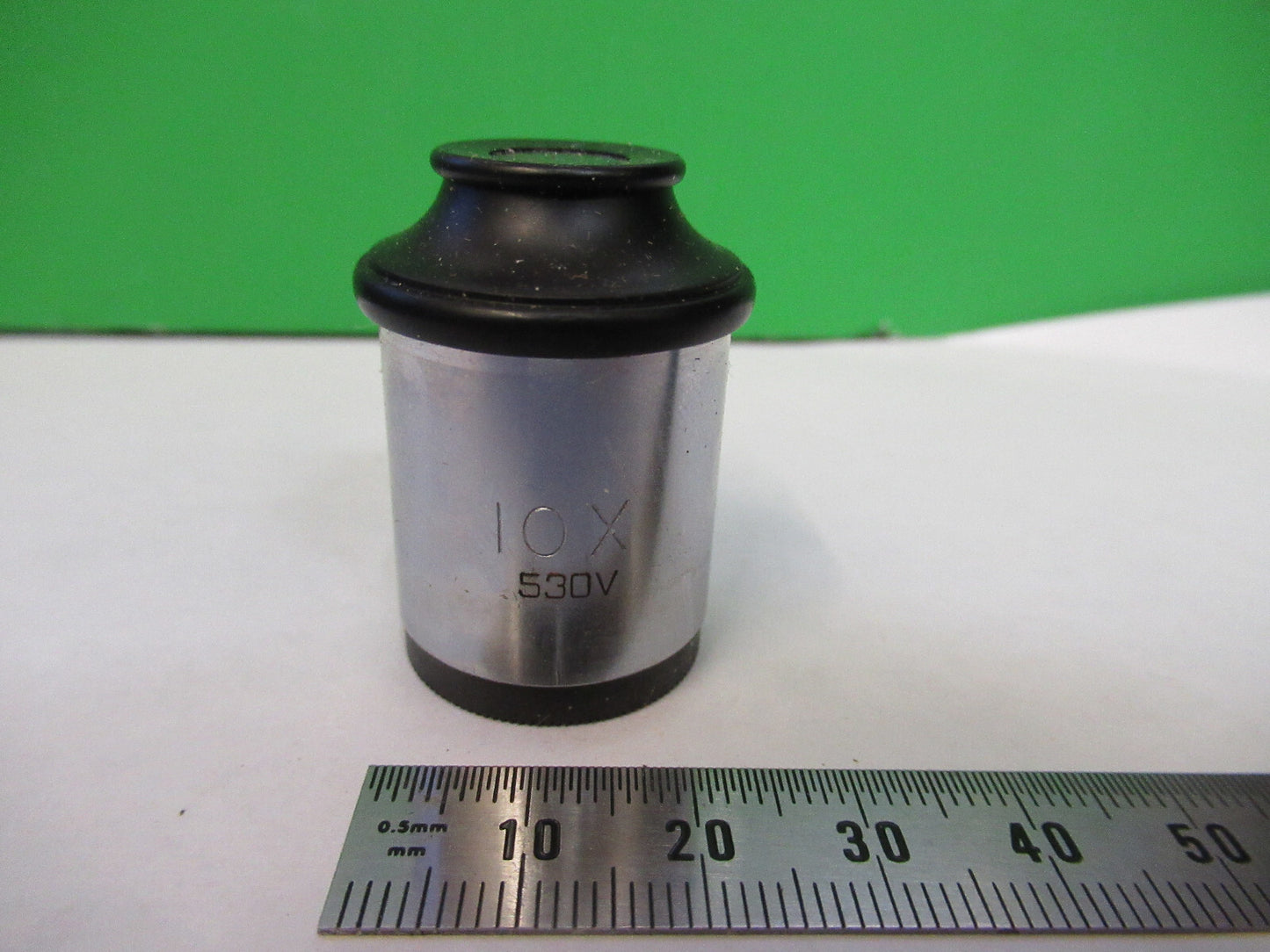 ANTIQUE  10X EYEPIECE LENS OPTICS MICROSCOPE PART AS PICTURED X6-A-100