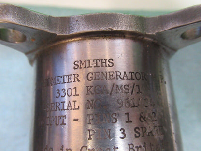 FOR PARTS TACHOMETER GENERATOR 3301 KGA/MS/1 SMITHS UK AS IS AS PICTURED Q7-B-33