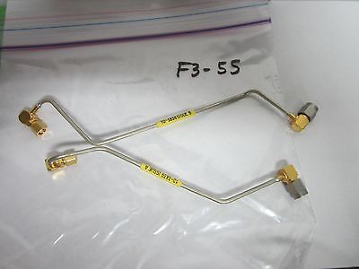 LOT OF TWO HARDLINE COAXIAL CABLES RF MICROWAVE FREQUENCY BIN#F3-55