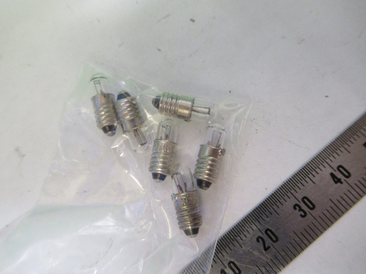 Lot Mini Lamps Bulbs 6 Pcs Aml 335 28V Aircraft or Instruments AS Pic
