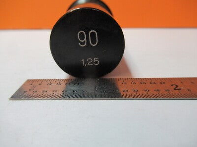 ANTIQUE BRASS EMPTY OBJECTIVE CAN CARL ZEISS MICROSCOPE PART AS PIC &7B-B-107