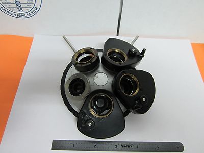 Microscope Nosepiece Nikon + Dic Adaptors Optics AS IS