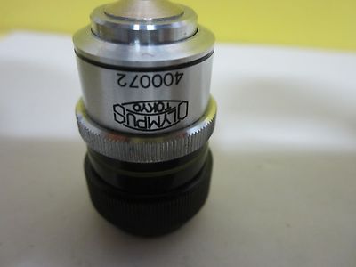 MICROSCOPE PART OLYMPUS JAPAN OBJECTIVE APO HI 40X NICE OPTICS AS IS BIN#T8-17