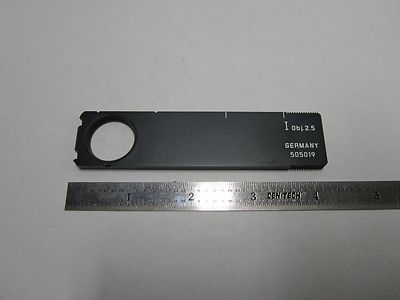 Microscope Ernst Leitz Slide Filter Obj. 2.5 Optics