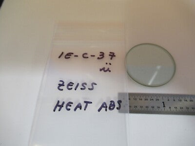 ZEISS GERMANY HEAT ABSORBING FILTER OPTICS MICROSCOPE PART AS PICTURED &1E-C-37