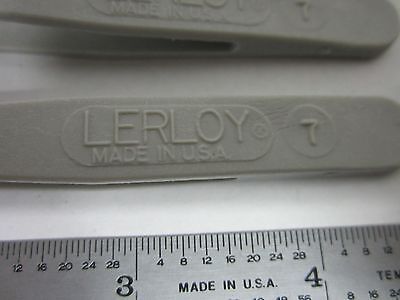 LOT 2 EA LERLOY PLASTIC FINE TWEEZERS FOR LAB OR OPTICS AS IS BIN#L4-26
