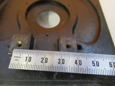 ANTIQUE ERNST LEITZ STAGE XY TABLE GERMANY MICROSCOPE PART AS PICTURED 8Y-A-53