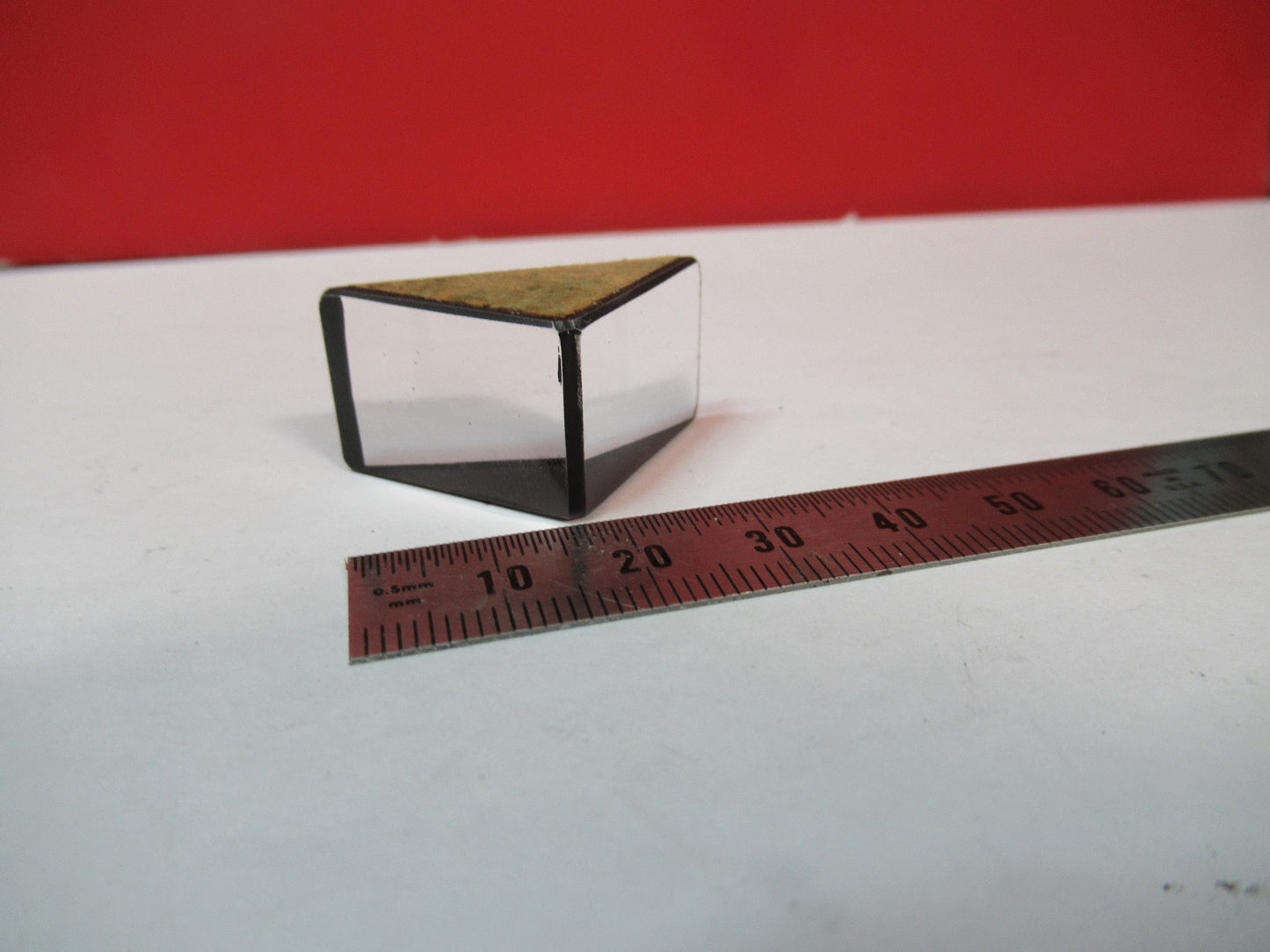 ANTIQUE SPENCER AO GLASS PRISM HEAD OPTICS MICROSCOPE PART AS PICTURED T7-A-60