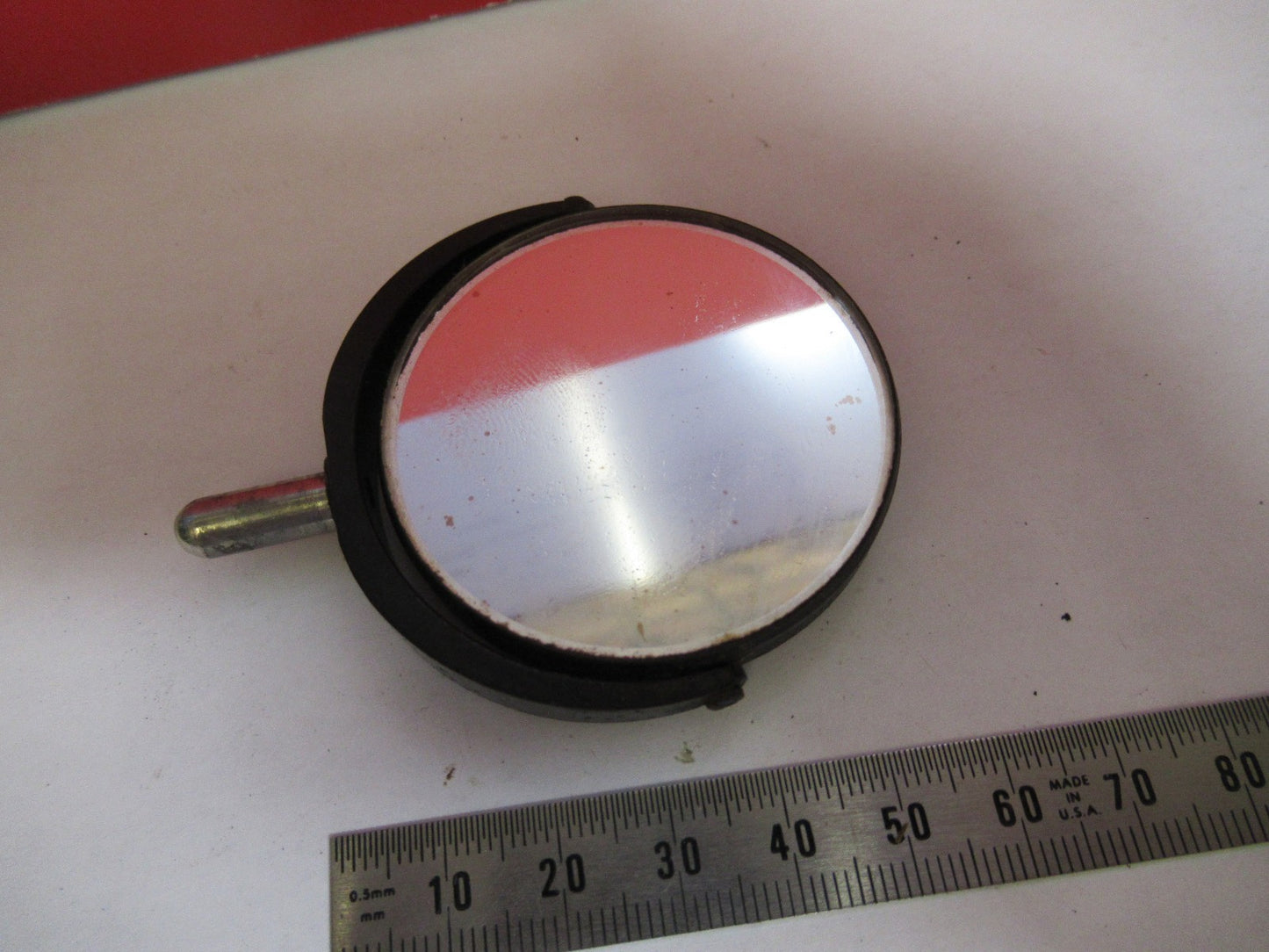 ANTIQUE LEITZ WETZLAR GERMANY MIRROR ASSEMBLY MICROSCOPE PART AS PICTURE V7-A-30