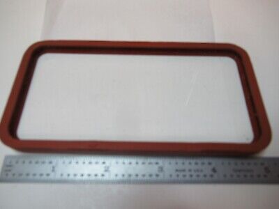 OPTICAL GLASS WINDOW SILICONE GASKET MIL SPEC LASER OPTICS AS PICTURED &FT-5-57