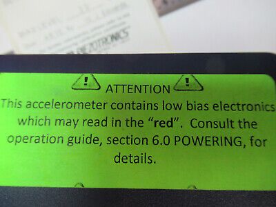 PCB PIEZOTRONICS MODEL 351B41 ACCELEROMETER 100mV/g LOW BIAS VIBE SENSOR Q1-A-25