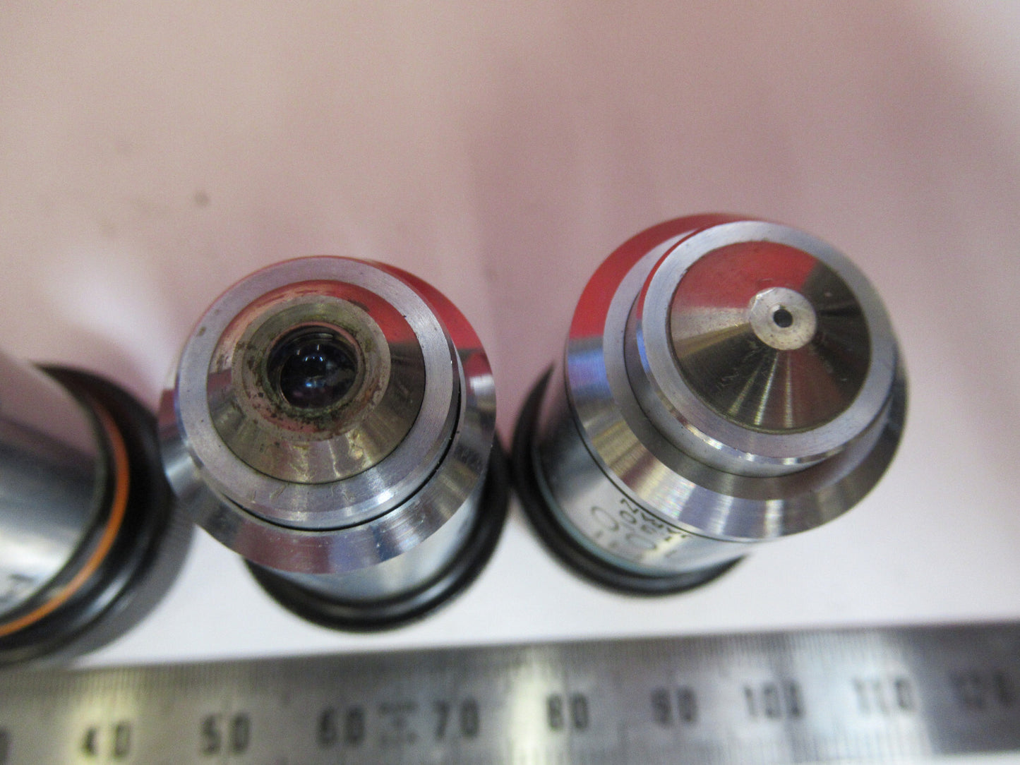 Lot Objectives Lenses Olympus Japan Optics Microscope Part