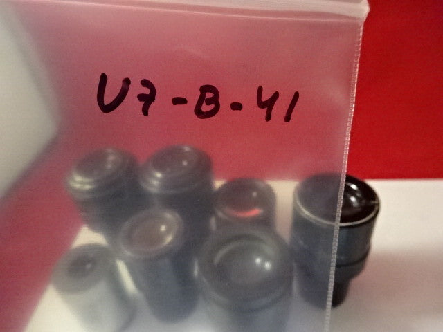 FÜR TEILE LOS 7 EA OKULARE LEITZ + AO MIKROSKOPTEIL OPTIK WIE BESEHEN &amp;U7-B-41