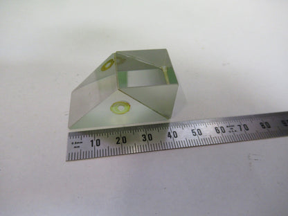 ANTIQUE BAUSCH LOMB GLASS PRISM OPTICS MICROSCOPE PART AS PICTURED  V3-A-55