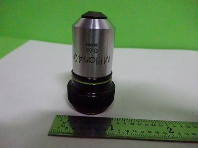 Microscope Part Objective Olympus Japan MPlan 40X Optics