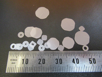 LOT ASSORTED PIEZO QUARTZ PIEZOELECTRIC BLANKS ULTRASONIC SENSOR &1e-ft-80
