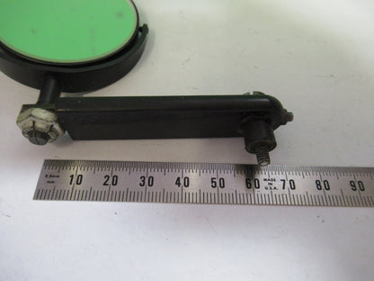 ANTIQUE BAUSCH LOMB MIRROR ASSEMBLY OPTICS MICROSCOPE PART AS PICTURED T5-A-63