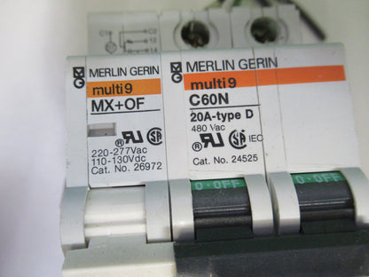 Industrial Breaker Switch Merlin Gerin Mx+of C60N