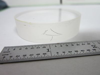 OPTICAL FLAT COATED [has blemishes, spots] LASER OPTICS AS IS BIN#Q7-56