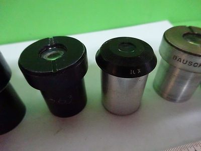 FÜR TEILE MIKROSKOPTEIL Okulare BAUSCH LOMB OPTICS AS IS BIN#11-A-23