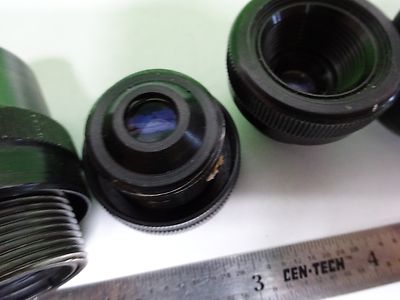 FOR PARTS MICROSCOPE PART LOT EYEPIECES LENSES OCULAR OPTICS AS IS BIN#72-100