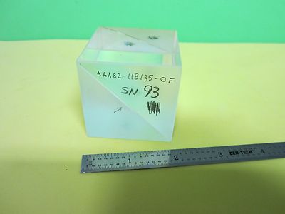 Optical Large Beam Splitter Cube Mil Spec Laser Optics