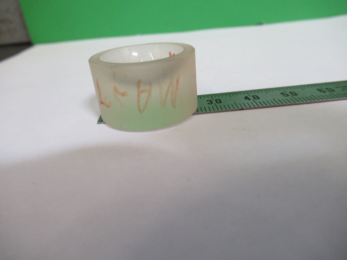 OPTICAL  WEIRD LENS PLANO CONCAVE TOOL GLASS OPTICS AS PICTURED 80-B-30