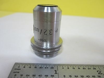 MIKROSKOPTEIL OBJEKTIV LEITZ DEUTSCHLAND 3.2XP OPTICS BIN#U1-42