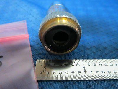 MICROSCOPE PART OBJECTIVE VICKERS UK ENGLAND  #3-25 OPTICS BIN#3