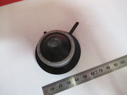 VICKERS UK ENGLAND CONDENSER + IRIS MICROSCOPE PART AS PICTURED V7-A-57