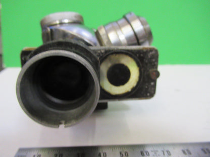 Antique Carl Zeiss AG Epi Nosepiece + 2 OBJs Microscope Part