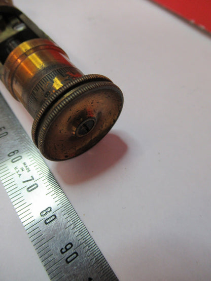 ANTIQUE SPENCER AO SET OF BRASS KNOBS STAGE MICROSCOPE PART AS PICTURED V7-A-87