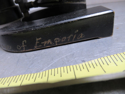 FOR PARTS OR REPAIR ANTIQUE SPENCER MICROSCOPE BAUSCH OBJECTIVES circa 1890 LOB