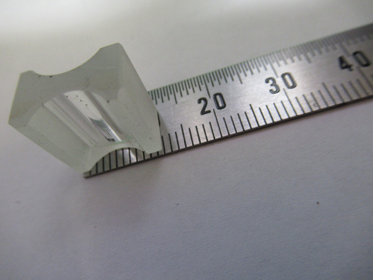 OPTICAL  RECTANGULAR PLANO CONCAVE LENS OPTICS AS PICTURED 80-B-13