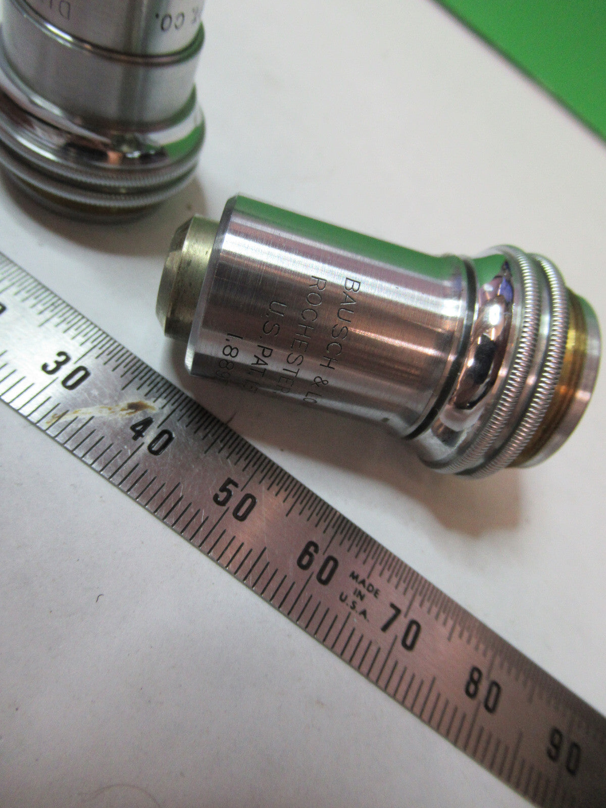 OBJECTIVE LOT BAUSCH LOMB 10X 43X OPTICS MICROSCOPE PART AS PICTURED X2-A-87