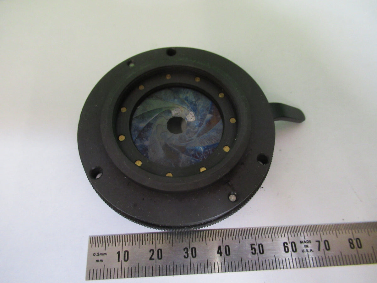 Vintage American Optical Co. American Diaphragm Iris Optics Microscope Part
