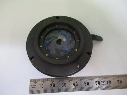 Vintage American Optical Co. American Diaphragm Iris Optics Microscope Part