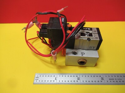SMC NVJ3 PNEUMATIC AIR PRESSURE VALVE ASSEMBLY AS PICTURED &16-C-49