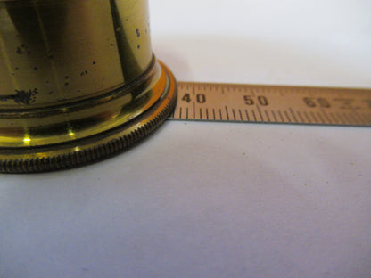 ANTIQUE COLLAR EYEPIECE ADAPTER BRASS SWIFT UK MICROSCOPE PART AS PIC 47-FD-08