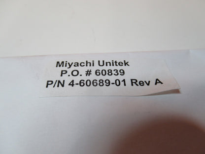 Optical Lens Concave Convex Miyachi Unitek 4-60689 Optics