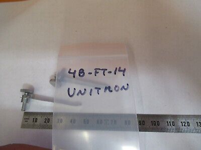 PAIR ANTIQUE CLIPS UNITRON JAPAN MICROSCOPE PART AS PICTURED 4B-FT-14