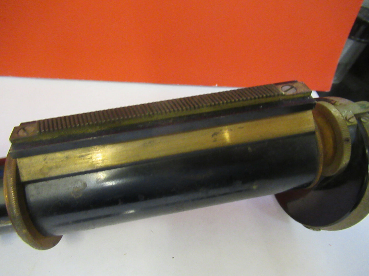 Antique Bausch & Lomb Tubus + Nosepiece Microscope Part