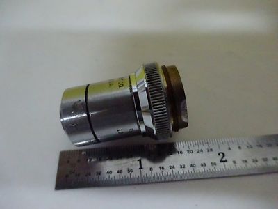 FOR PARTS MICROSCOPE OBJECTIVE BAUSCH LOMB 10X OPTICS AS IS BIN#P7-32
