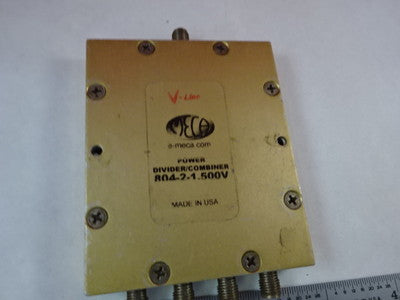 MECA DIVIDER COMBINER POWER SPLITTER RF FREQUENCY MICROWAVE AS IS &J7-B-05