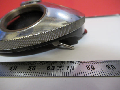 WILD SWISS HEERBRUGG NOSEPIECE EPI QUAD MICROSCOPE PART AS PICTURED V7-A-73
