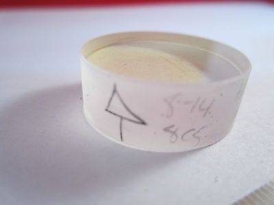 OPTICAL COATED FILTER WINDOW 1" x 3/8" HR@1.06N  LASER OPTICS BIN#5M-05