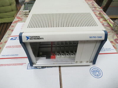 NATIONAL INSTRUMENTS NI PXI-1042 CHASSIS MODULE AS PICTURED &TC-4