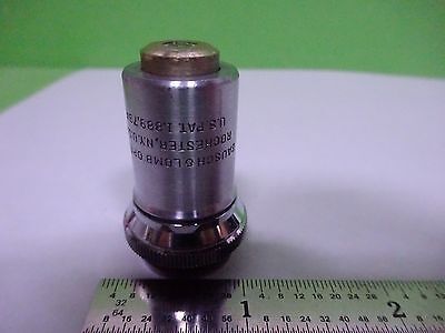 MIKROSKOPTEIL OBJEKTIV BAUSCH LOMB 43X OPTICS AS IS #Y3-10