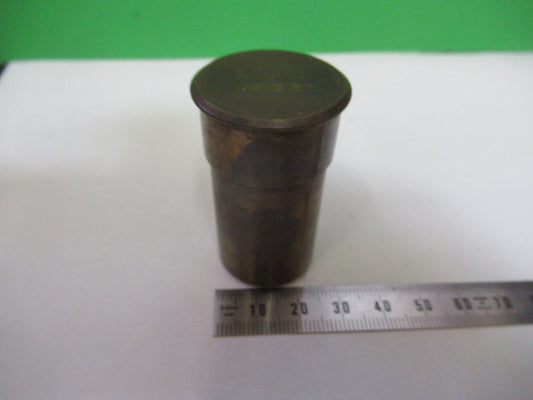 Antique Empty Brass Can for Objective Ernst Leitz Microscope Part