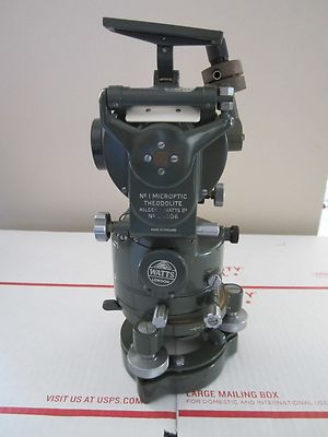 Optical Theodolite Hilger Watts London England Optics
